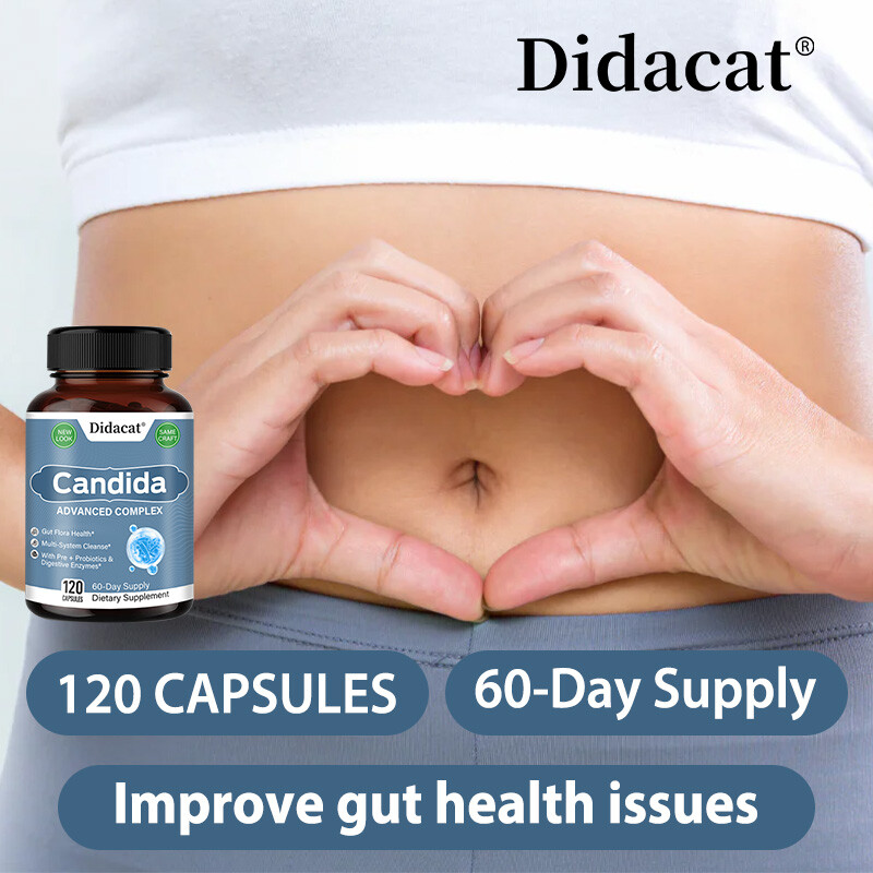Candida Support Complex – Digestive Enzymes with Probiotics & Oregano Leaf