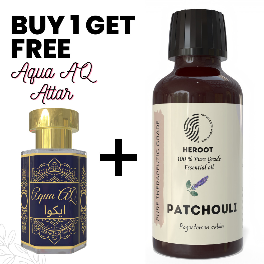 Patchouli Essential Oil 10ml Aromatherapy Diffuser Home Fragrance DIY+Free Attar