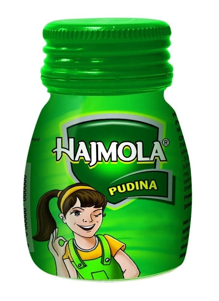 Dabur Hajmola Pudina Tablets-120Tabs Tablets for Improved Digestion