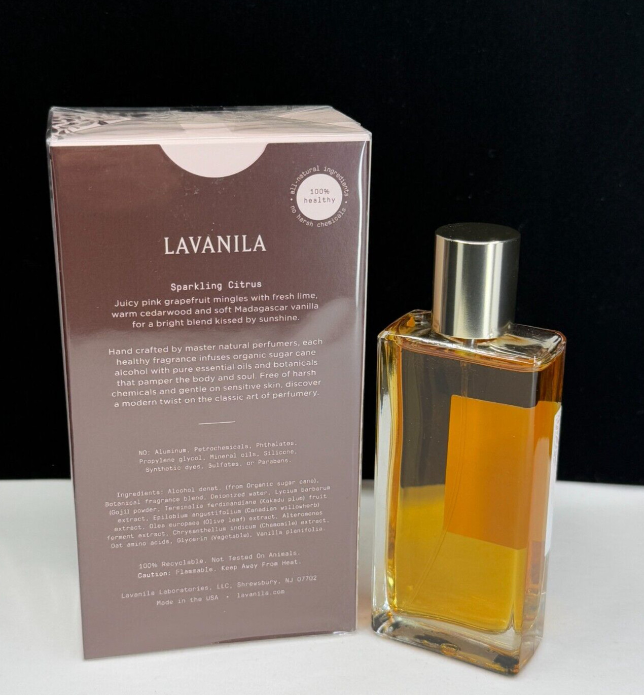 Lavanila the healthy fragrance Vanilla Grapefruit-1.7 oz (NIB)