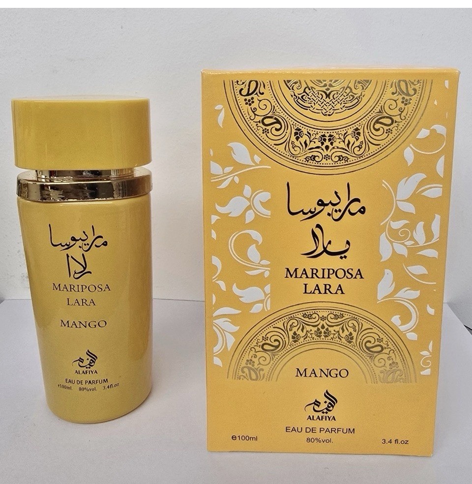 Alafiya MARIPOSA Lara MANGO 100ml 3.4oz EDP Spray. Inspired By Yara Tous.