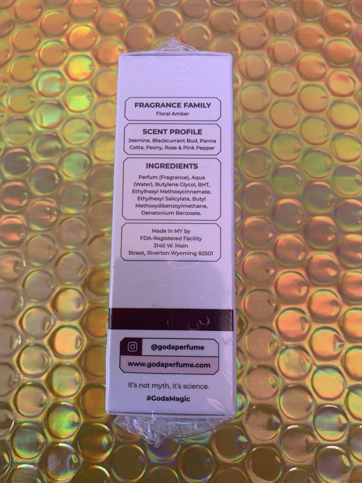 GODA Pheromone Infused Oil, The Sense Of Seduction, Addictive, Mysterious