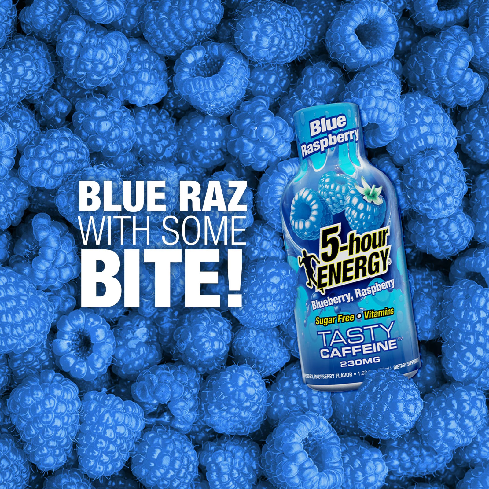 NEW 2 pack 5-hour ENERGY Shot, Extra Strength, Blue Raspberry, 30 Count