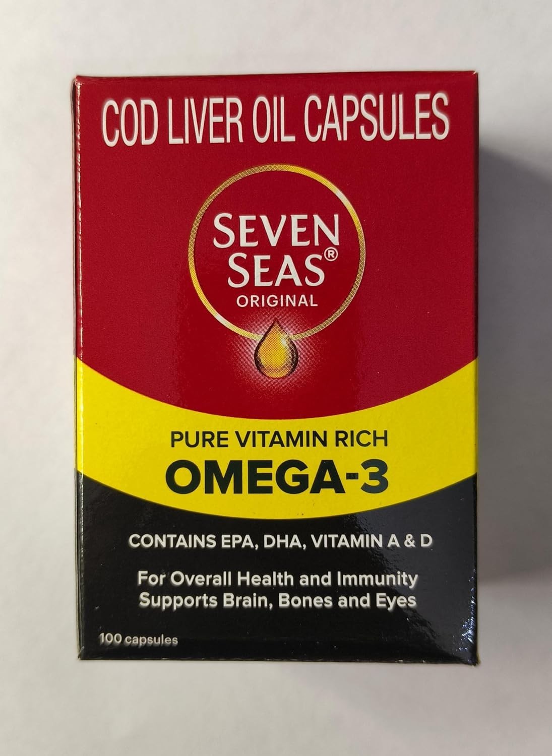 Cod Liver Oil 100 Capsules – Family Trusted since 1935 for Optimal Health
