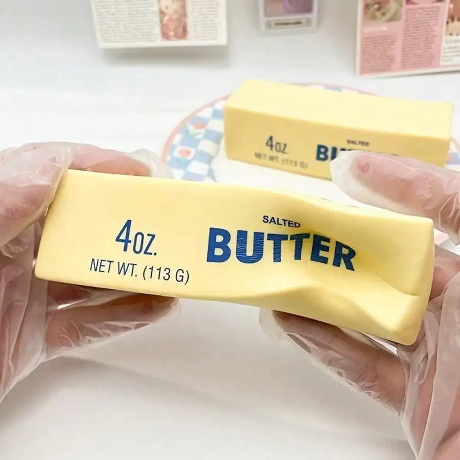 1pc Butter Stick Squishy Toy Slow Rising Sensory Fidget Stress Relief Desk