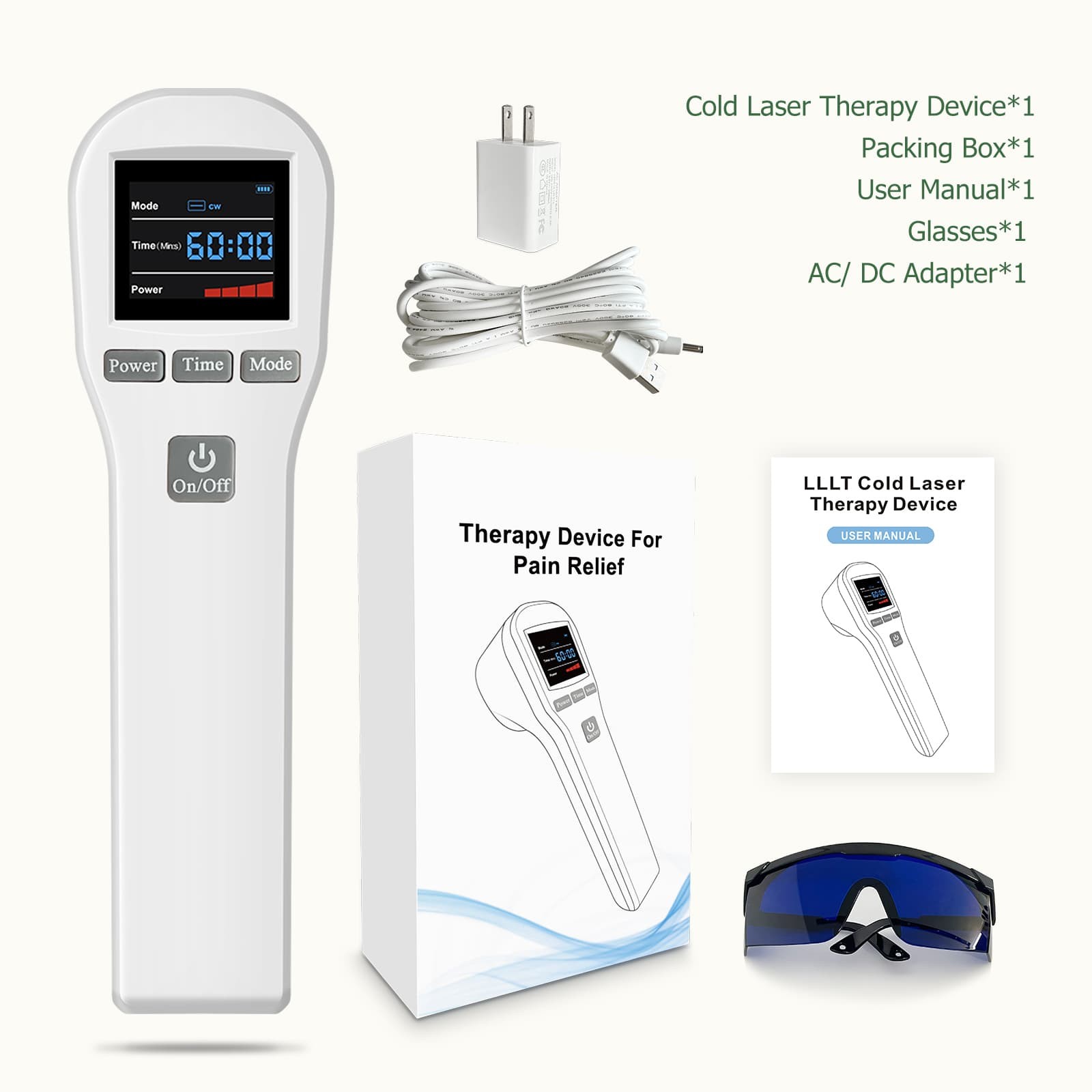 Medical Grade Red Light Therapy LLLT Treatment 880mW Knee Arthritis Pain Relief