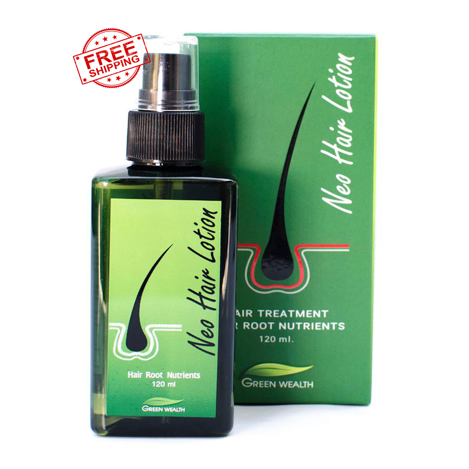 120ml. Neo Hair Lotion Hair Root HAIR BEARD SIDEBURNS LONGER Herbs 100%