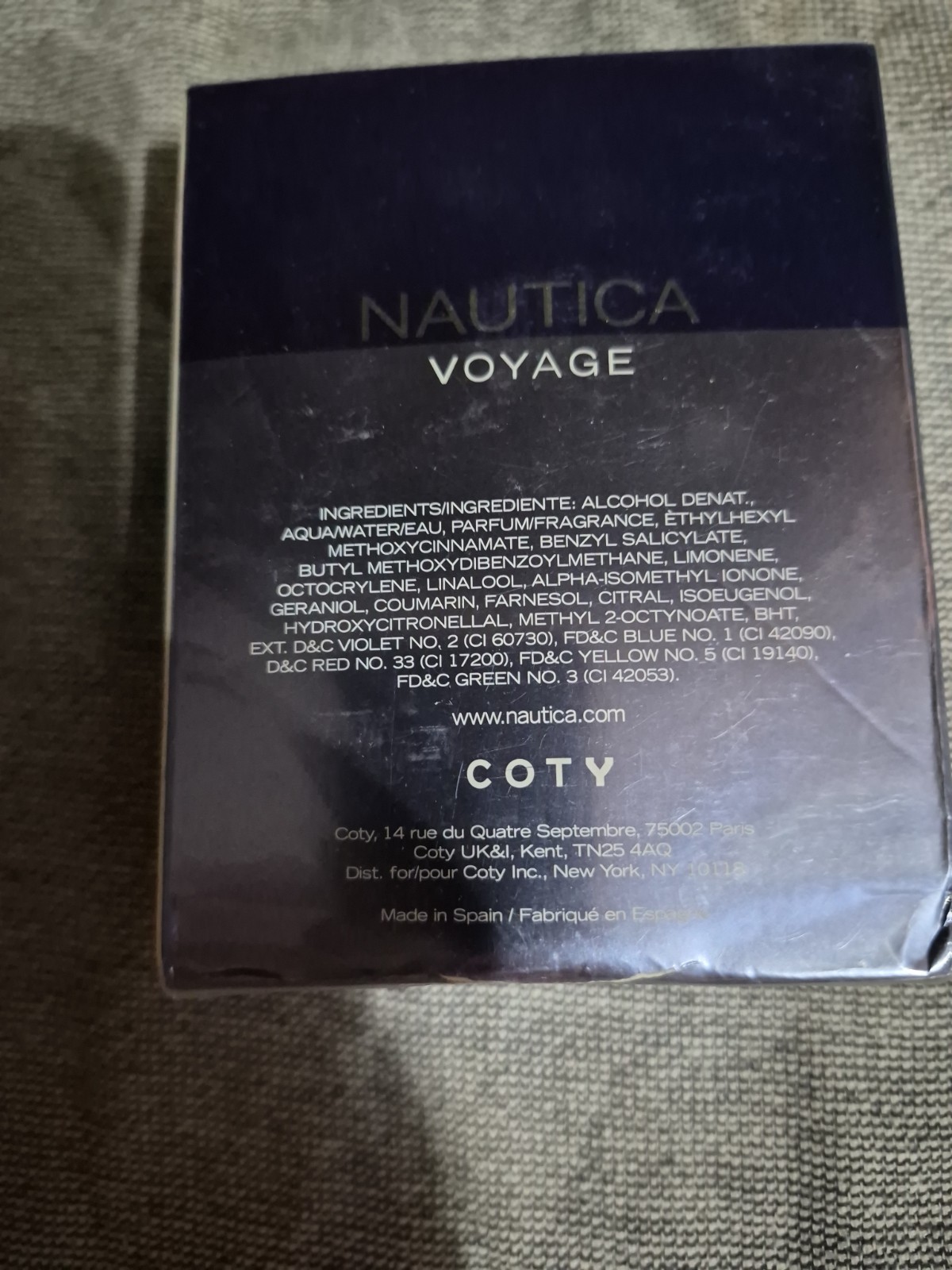 NAUTICA VOYAGE Eau de Toilette for Men Spray 3.4 fl. oz.