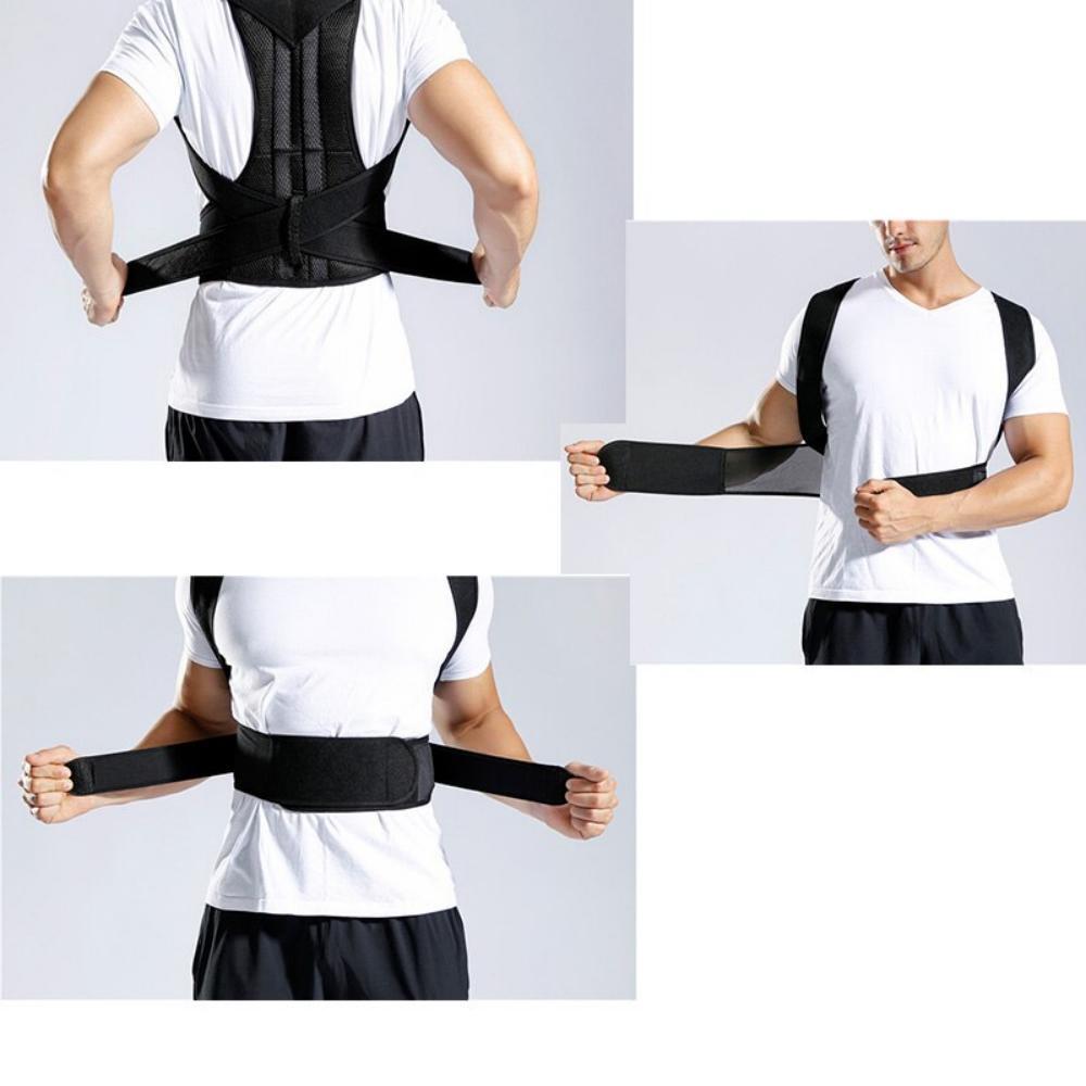 Posture Corrector For Men Premium Adjustable Upper Back Straightener easy to use
