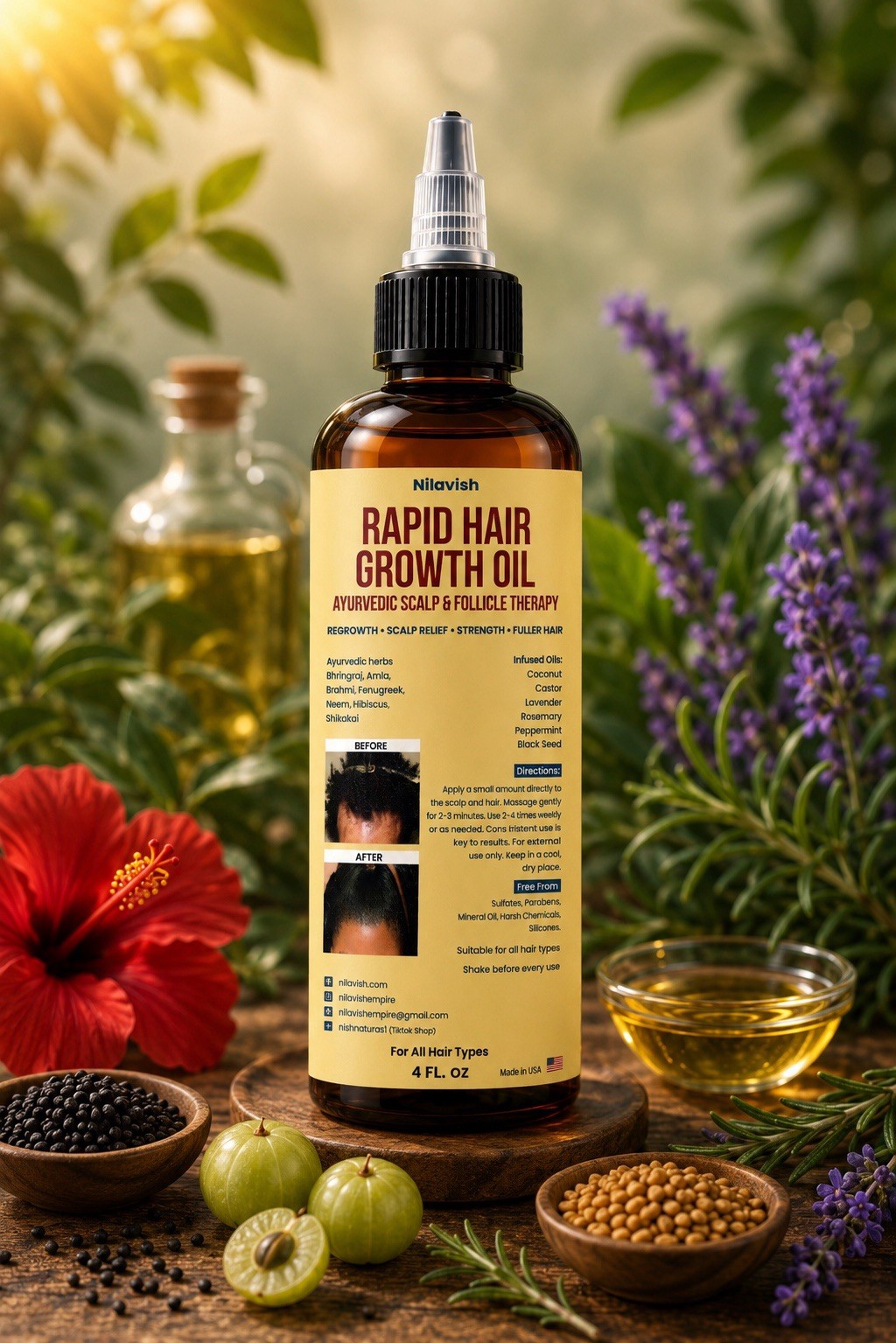rapid hair growth oil
