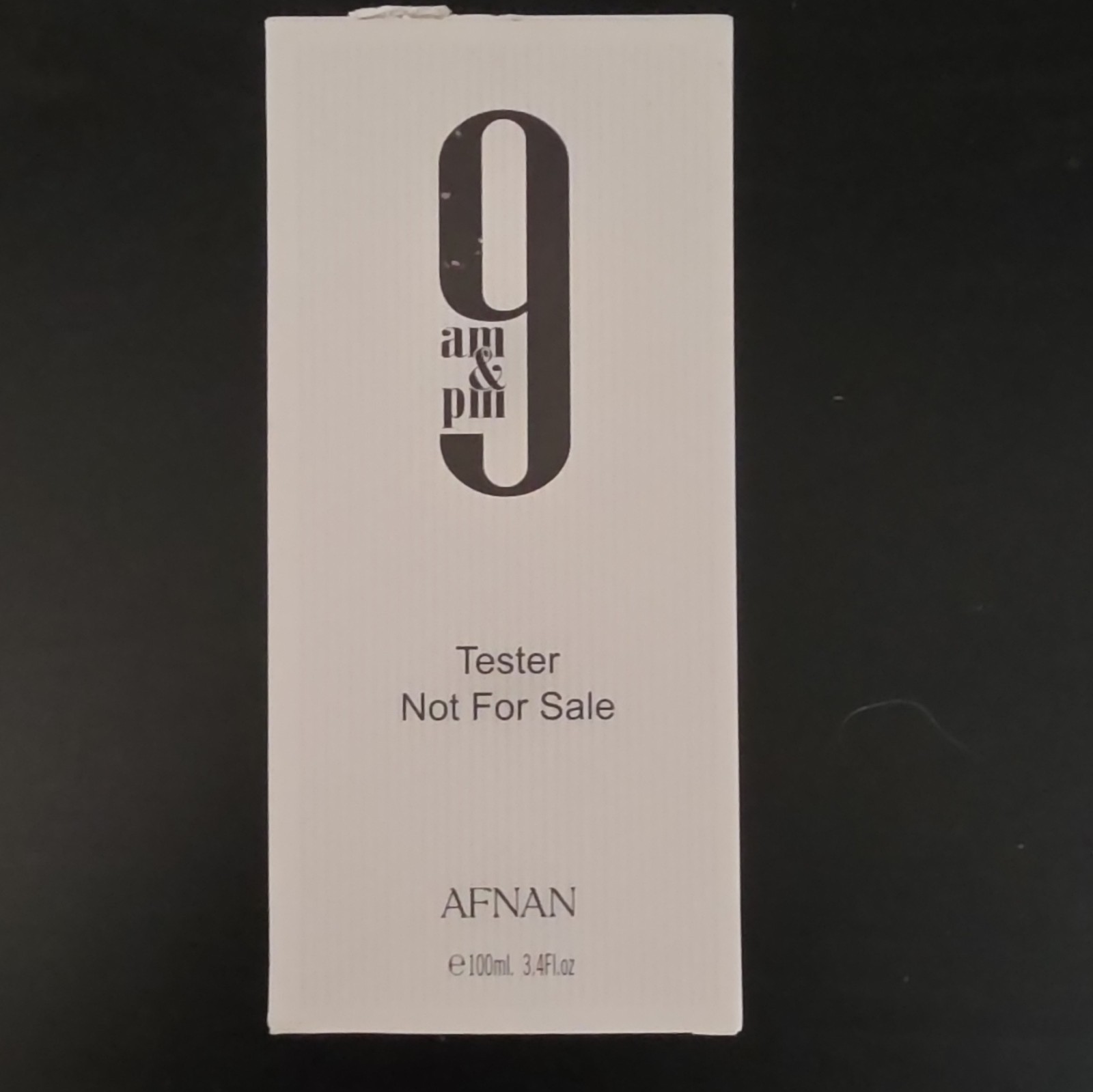 Afnan 9 PM Eau de Parfum Tester Spray 3.4 fl oz / 100 ml Not For Sale