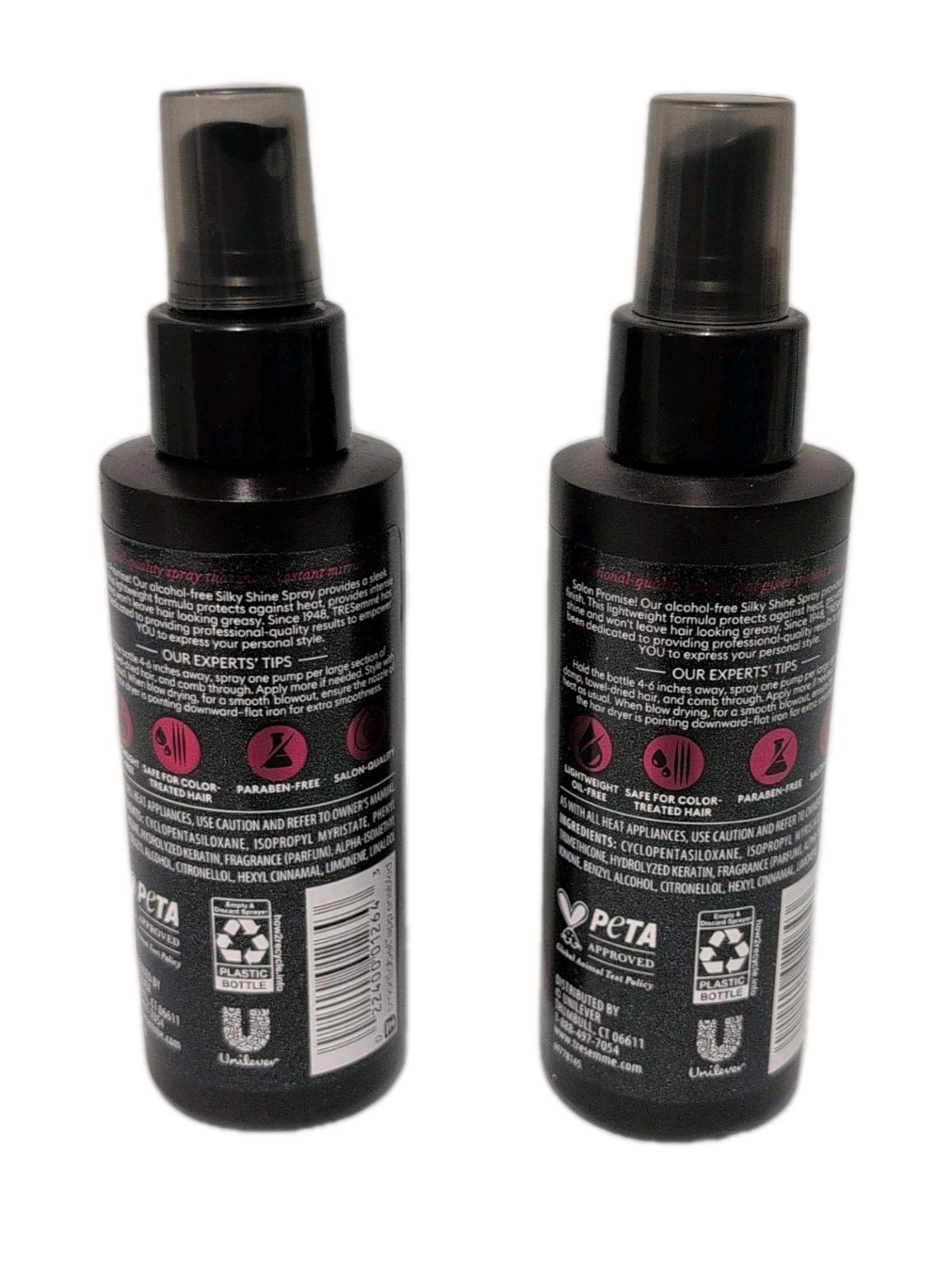 Tresemme Keratin Smooth Weightless Spray Silky Shine 4.1 fl oz Lot 2 NEW
