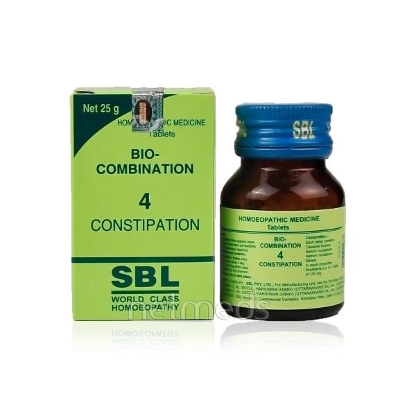 SBL Homeopathic Bio Combination 4 (BC 4) Help Improve Digestion Pack of 1