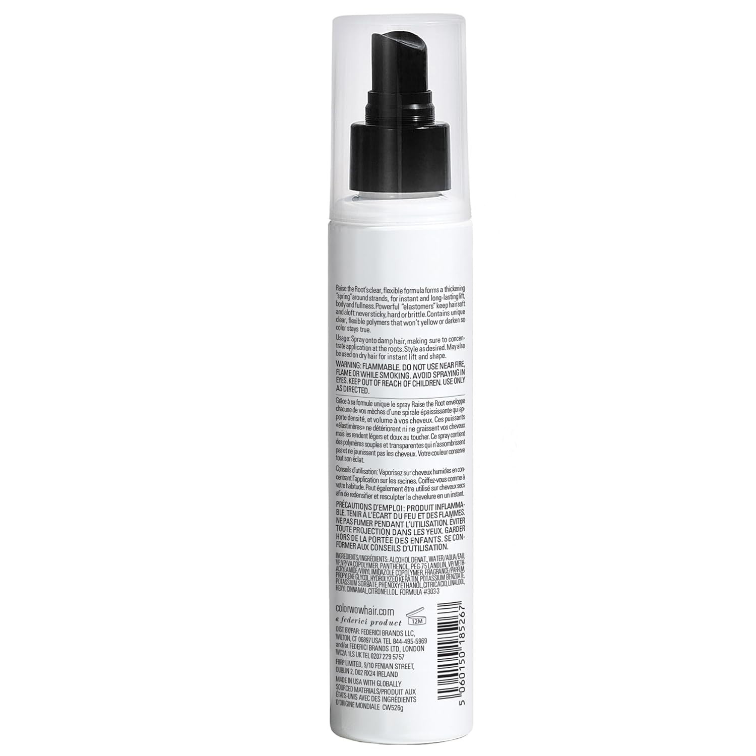 1 Pack Color Wow Raise The Root Thicken + Lift Spray 5 oz Volumizing Hair Spray