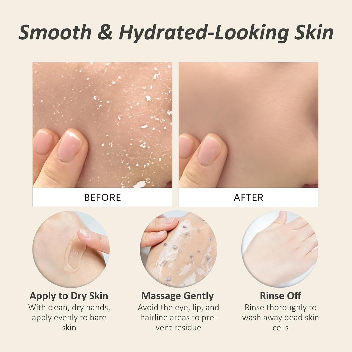 Triple Enzyme Green Tea Exfoliating Aqua Peel Gel, Deep Pore Face Exfoliant, Gen