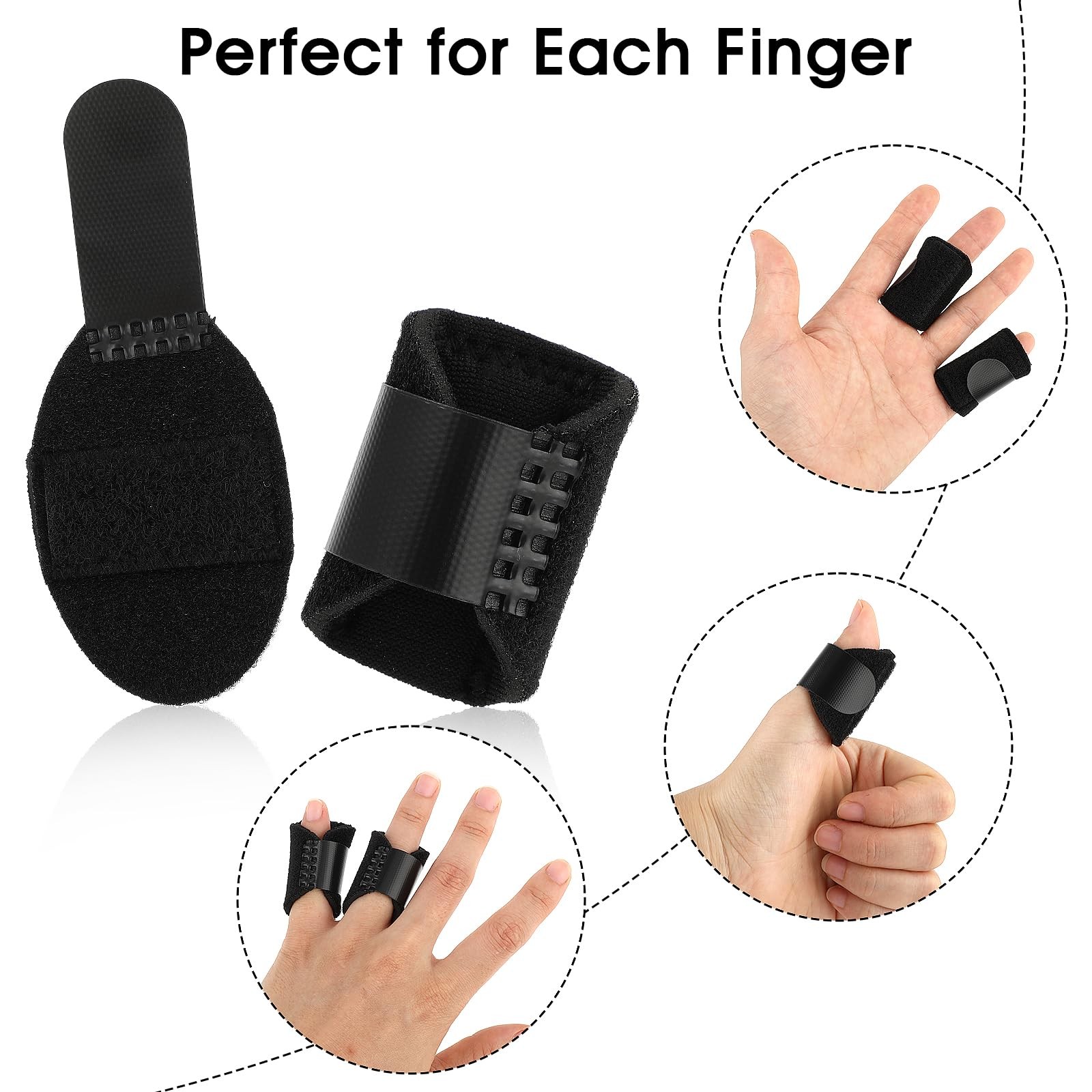5 Pcs Trigger Finger Splint Brace for Thumb Finger Support Straightening Aid new