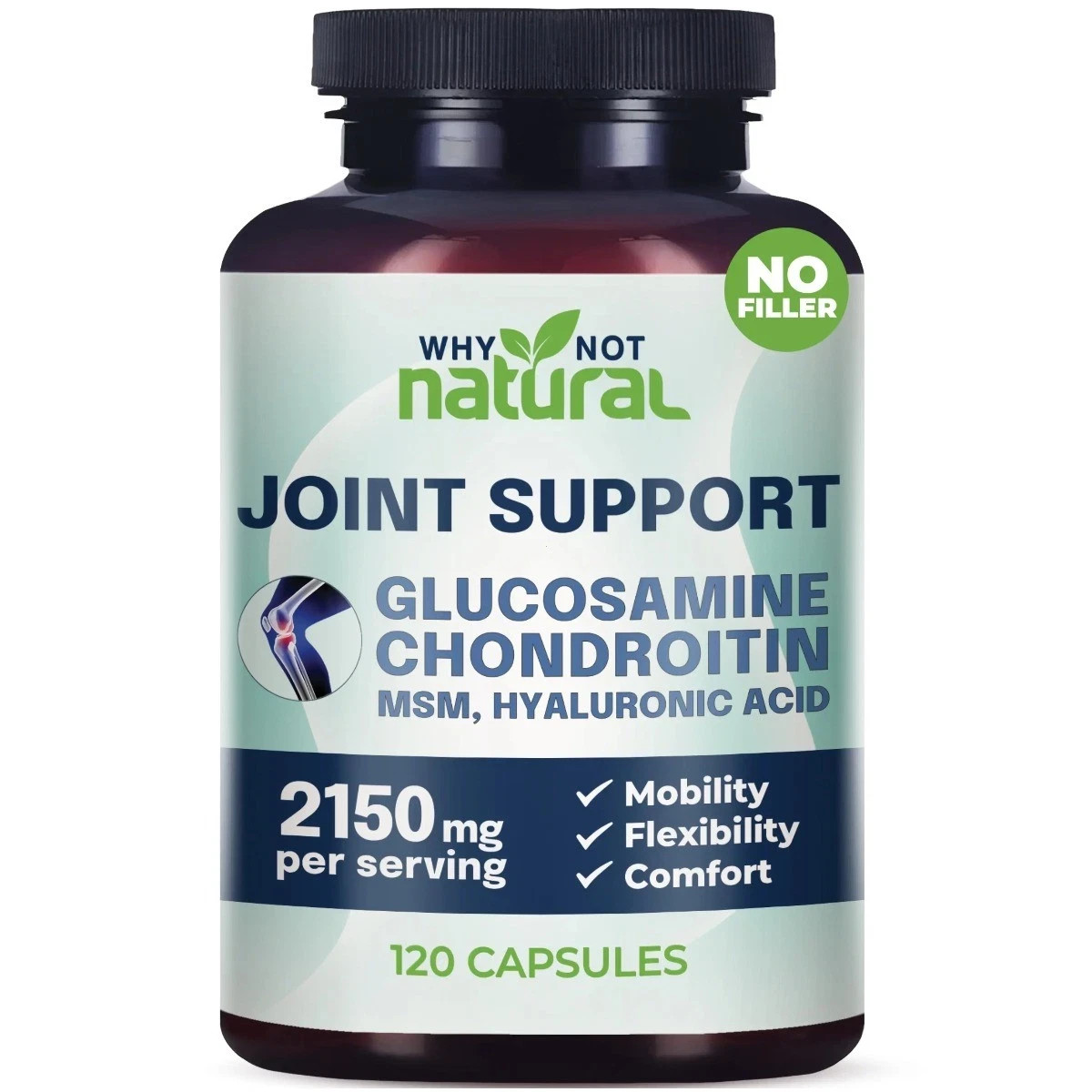 Joint Support Glucosamine Chondroitin MSM Capsules for Mobility & Flexibility