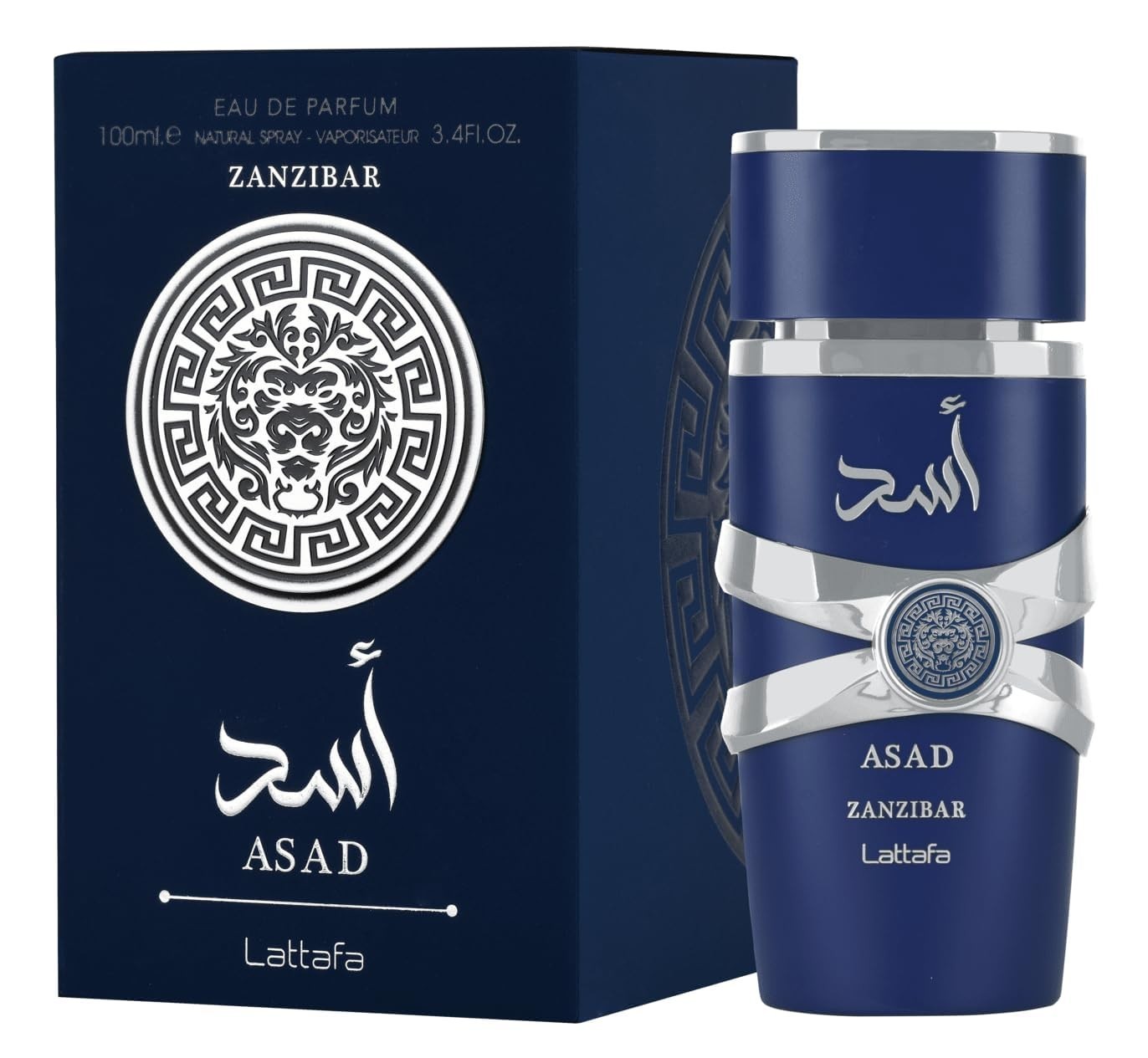 Lattafa Asad Zanzibar Eau de Parfum for Men 3.4 oz 100 ml New Sealed in Box