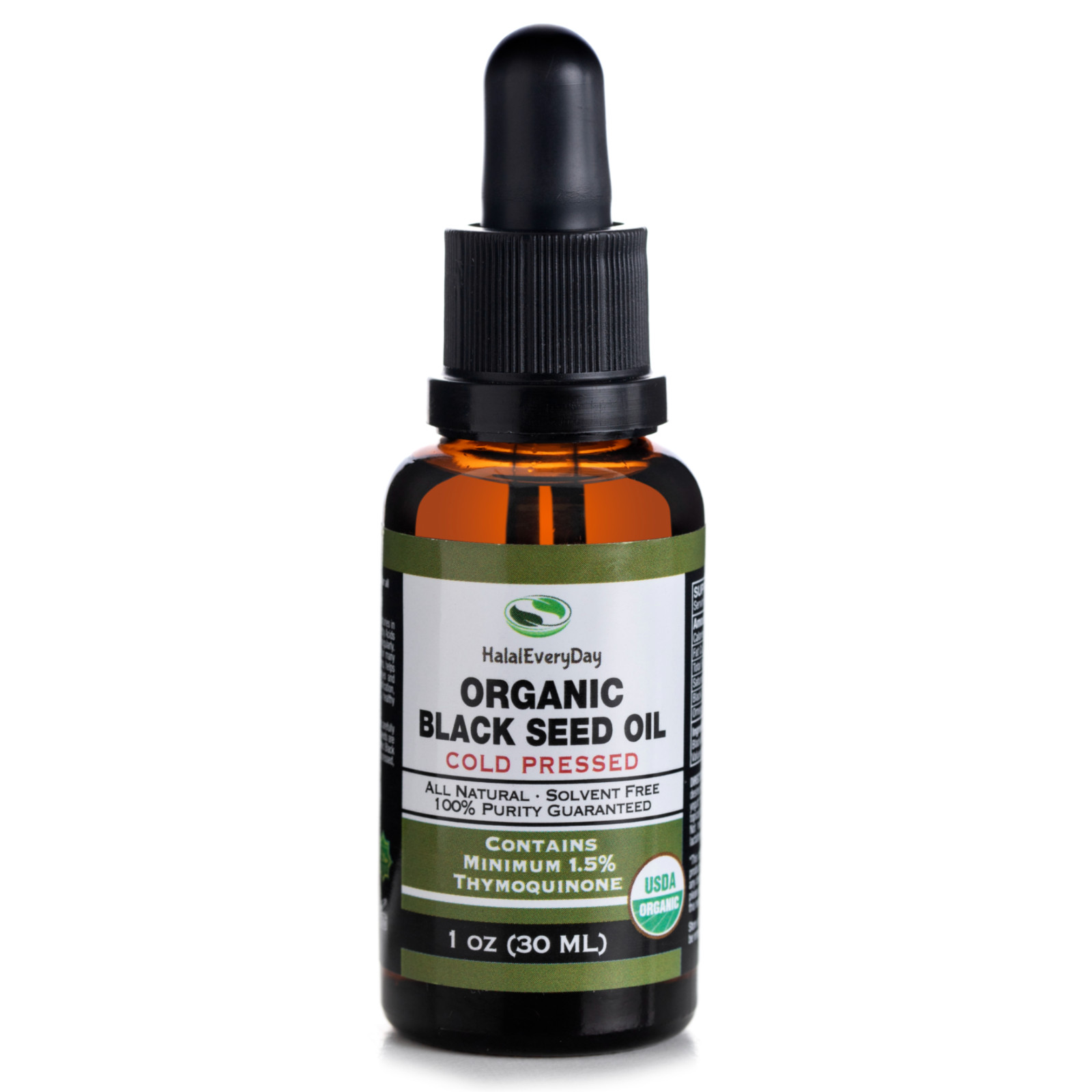 Organic Black Seed Oil – 100% Pure Cold Pressed Cumin Nigella Sativa Fresh Bulk