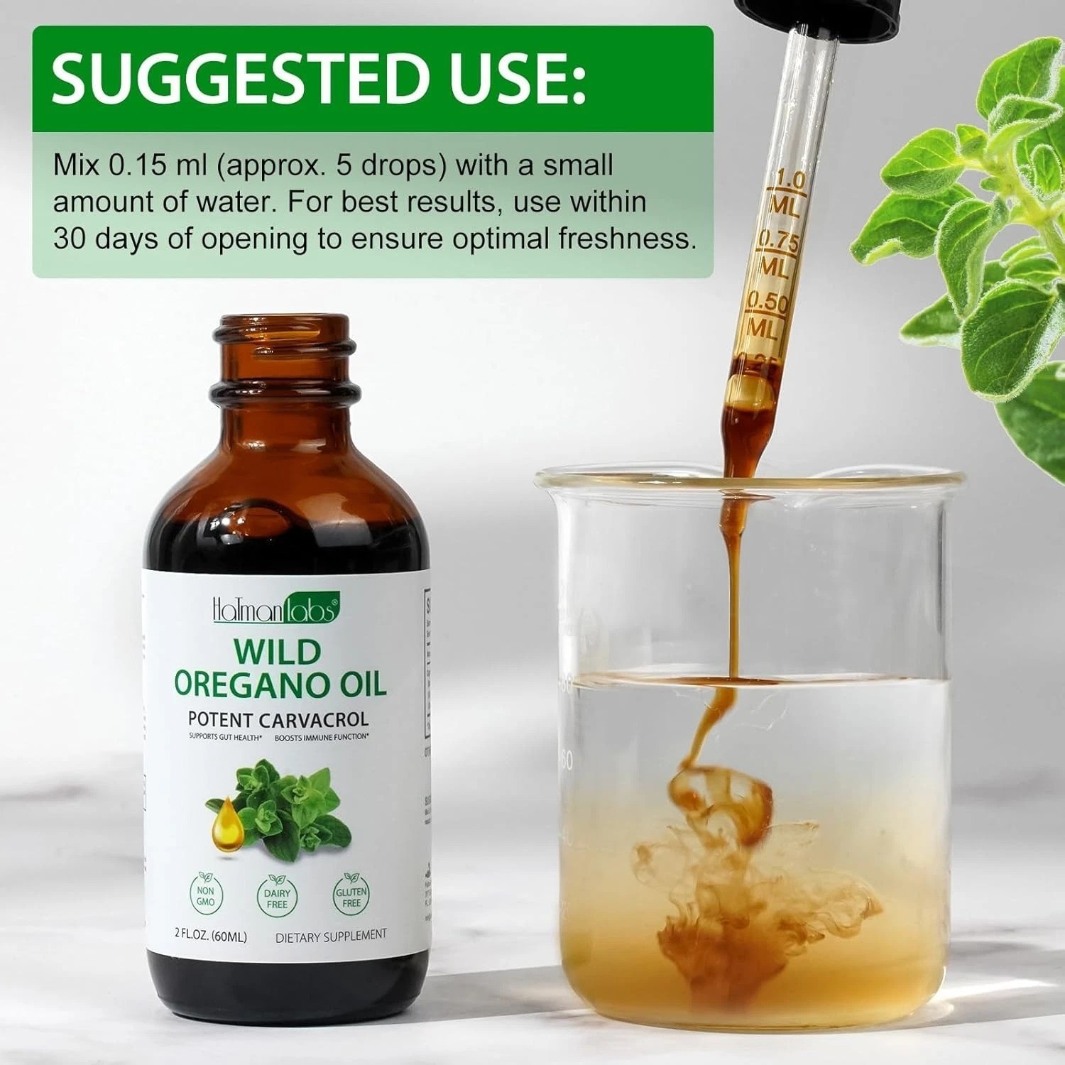 Mejor Aceite De Oregano Organico Combate Candidiasis Pie De Atleta Hongo De 2oz