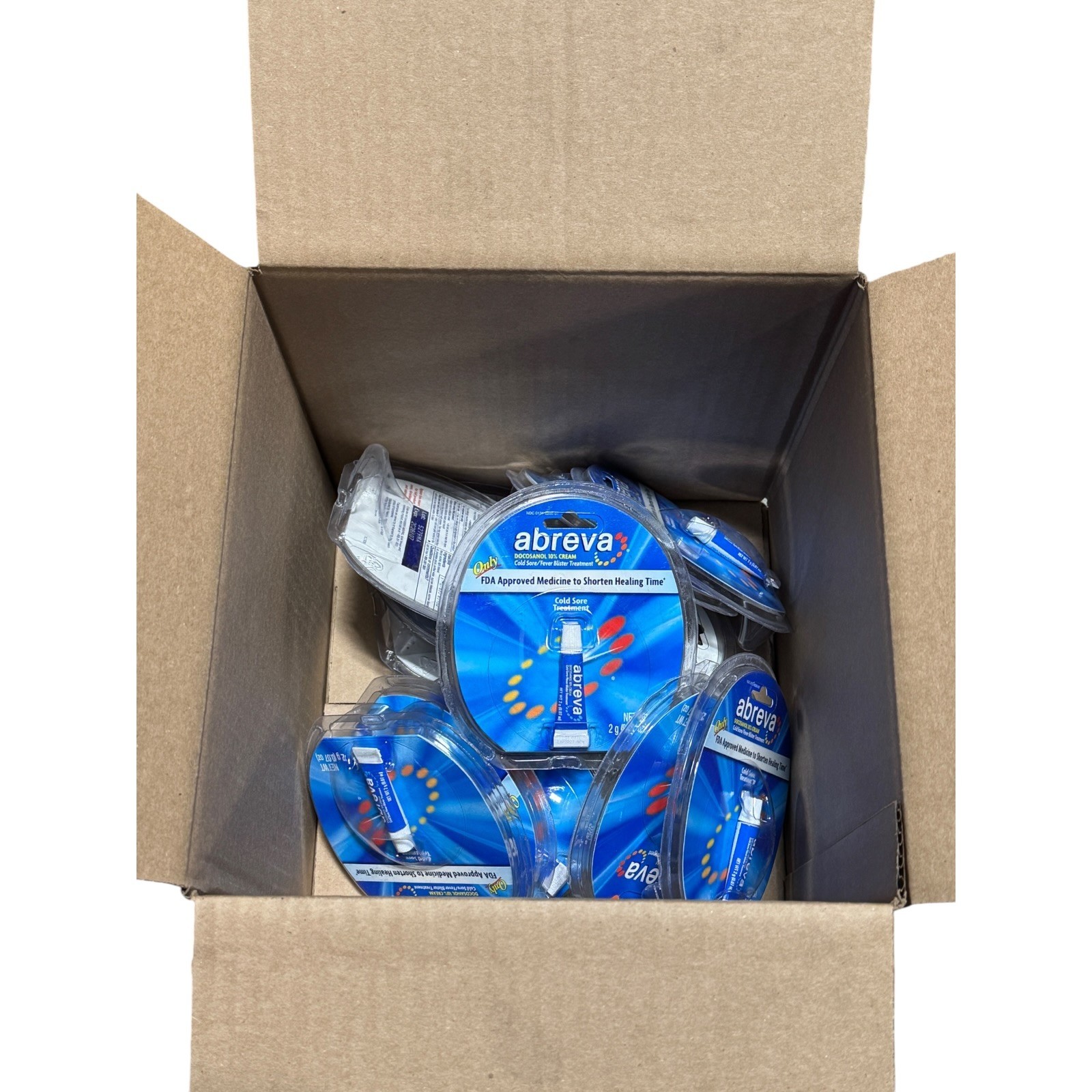 Wholesale Lot 14 Abreva Docosanol 10% Cream 2g Cold Sore Treatment Exp 2027