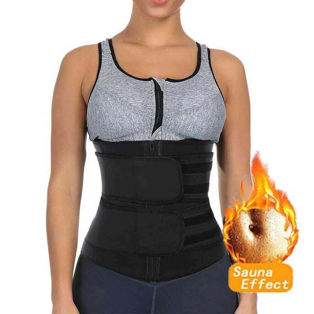 Women Waist Trainer Body Shaper Slimmer Sweat Belt Tummy Control Neoprene Band
