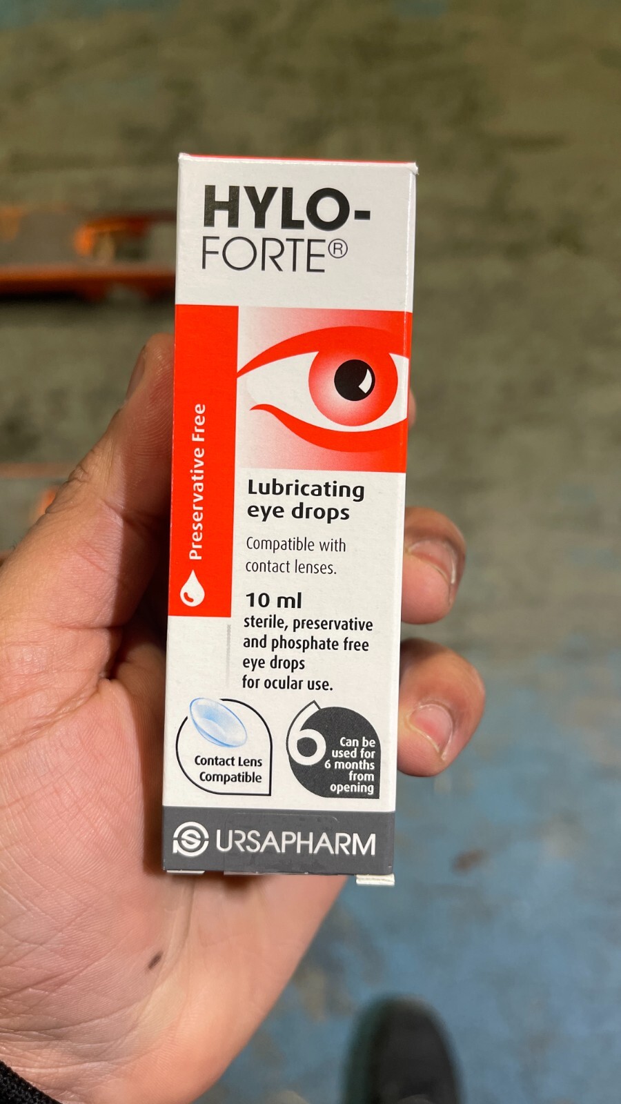 Hylo Forte Eye Drops 10ml Of Pack Of 6 EXP 03 2025