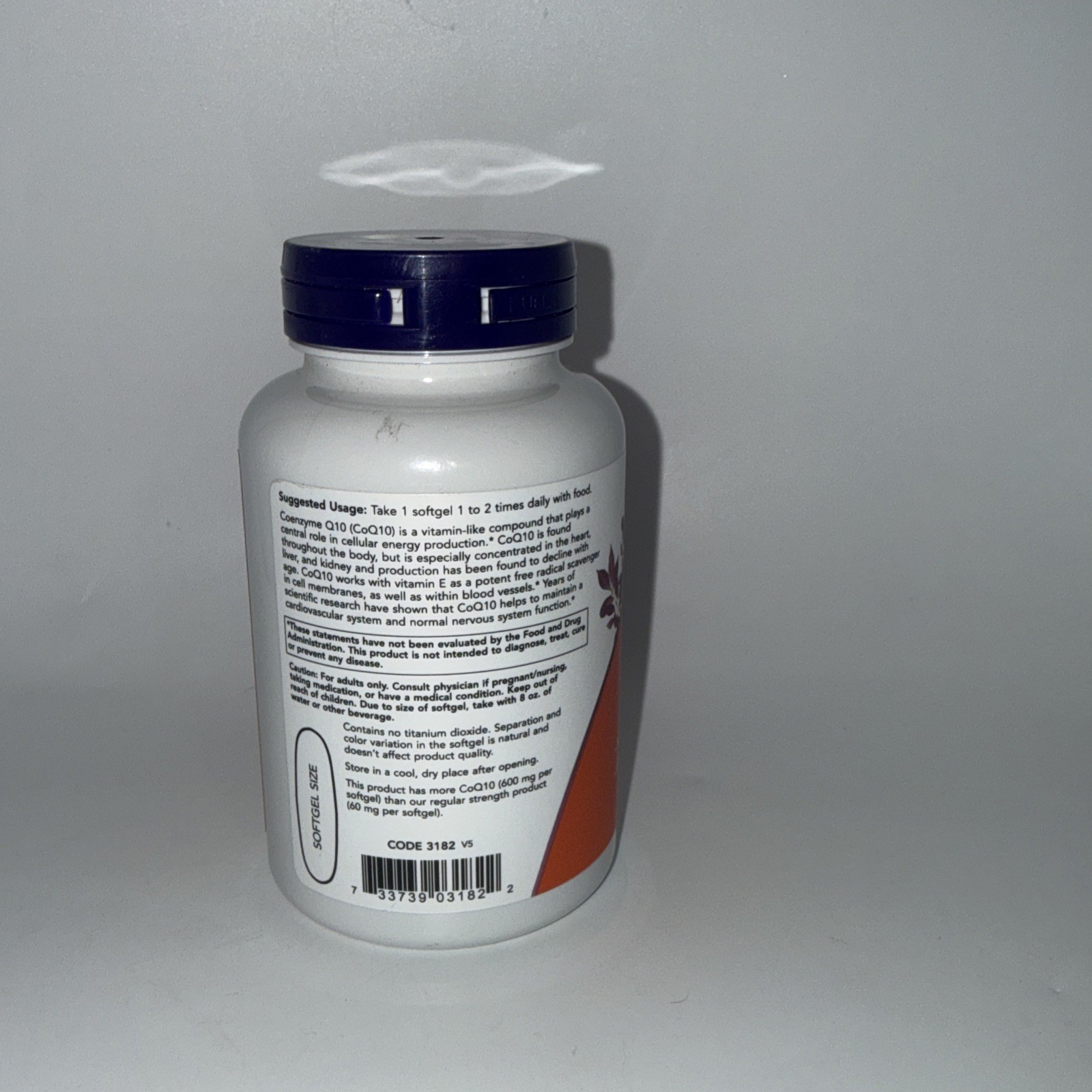 NOW Foods CoQ10 600 MG | 60 Capsules | Exp 04/2030 | Coenzyme Q10