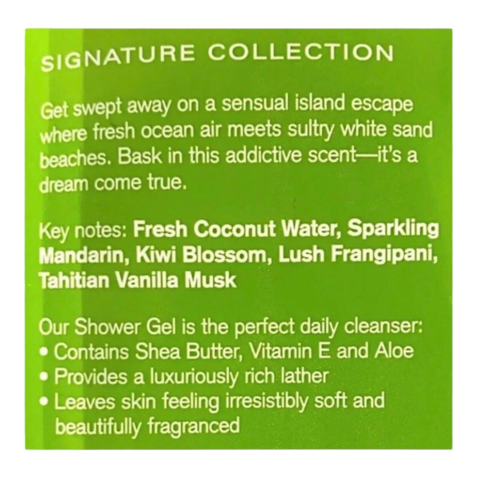 3-PK BATH & BODY WORKS TAHITI ISLAND DREAMS SHOWER GEL BODY WASH VITAMIN E 10OZ