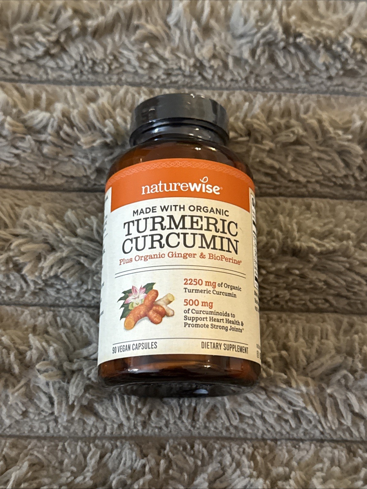 NatureWise Curcumin Turmeric 2250mg – 95% Curcuminoids & 90 Count (Pack of 1)