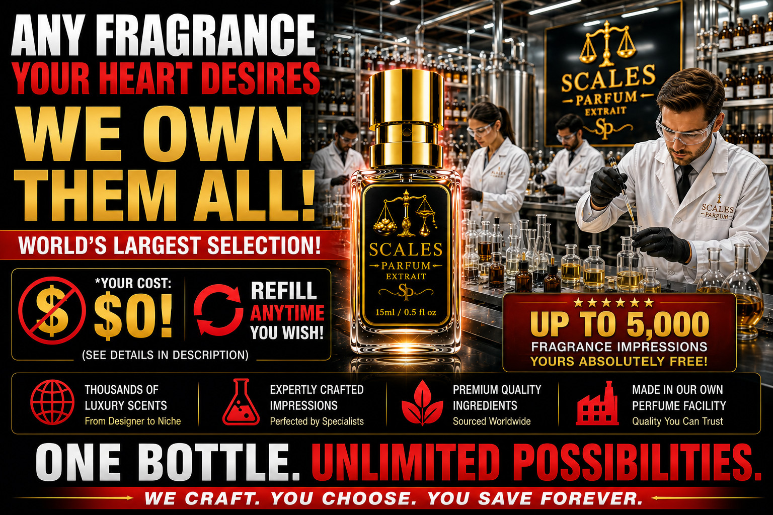 💎 FREE FRAGRANCE FOR LIFE! 💎 IMPRESSION OF SAUVAGE ELIXIR