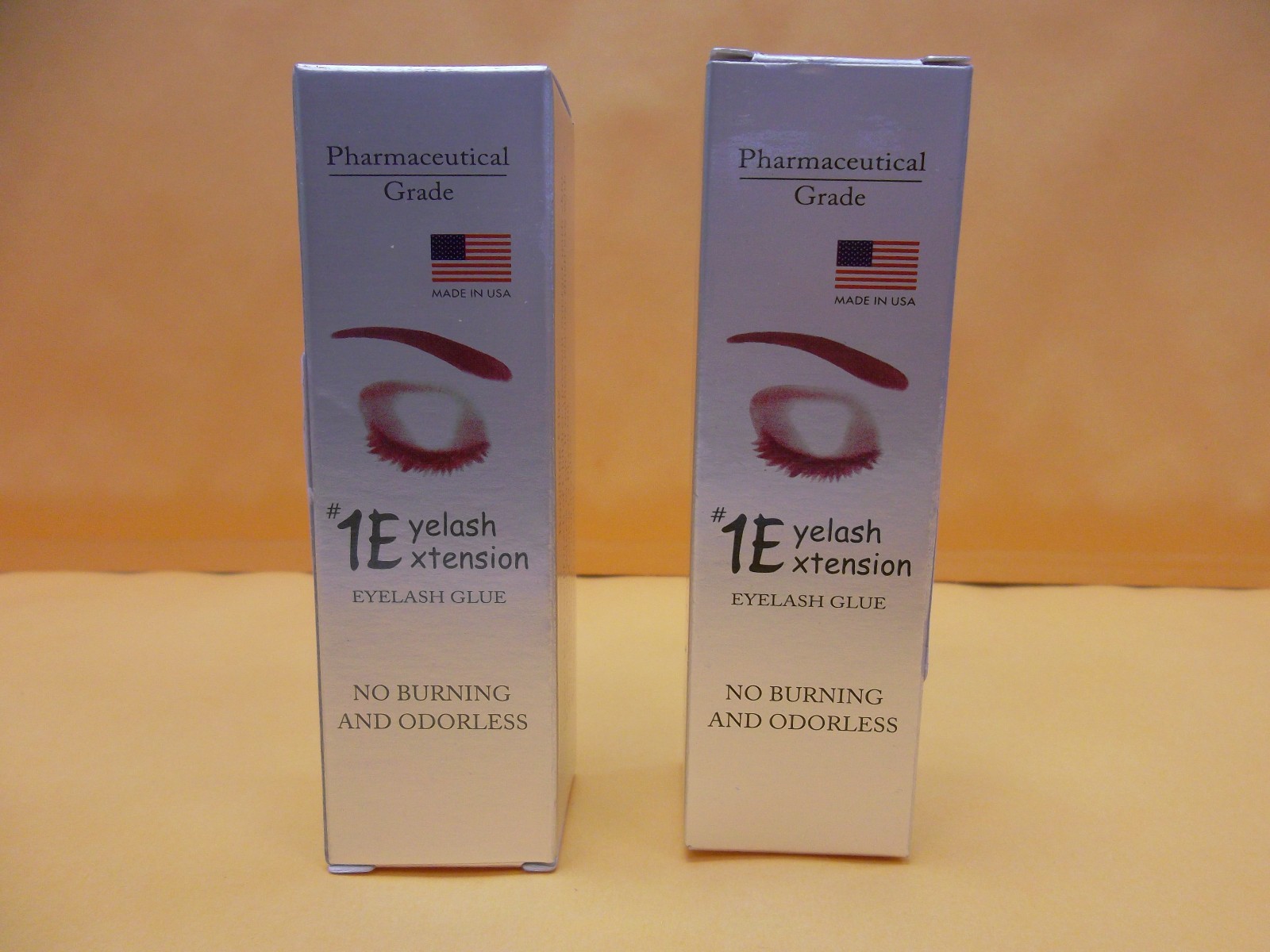2 Box Number One #1 Eyelash Extension Glue Adhesive No Burning Odorless 0.34 oz