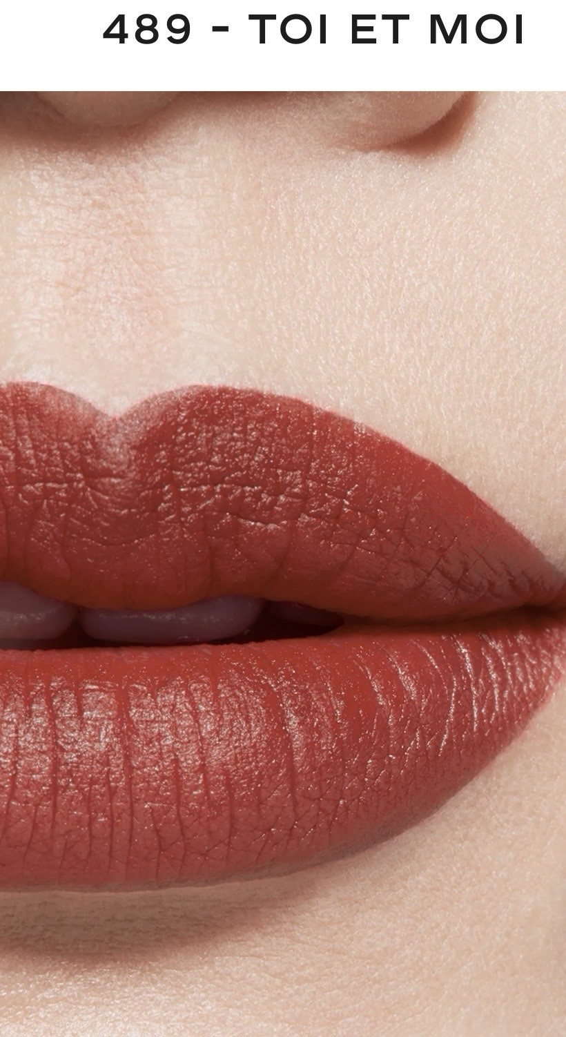 ROUGE ALLURE VELVET Luminous Matte Lip Colour #489 – TOI ET MOI Limited Edition