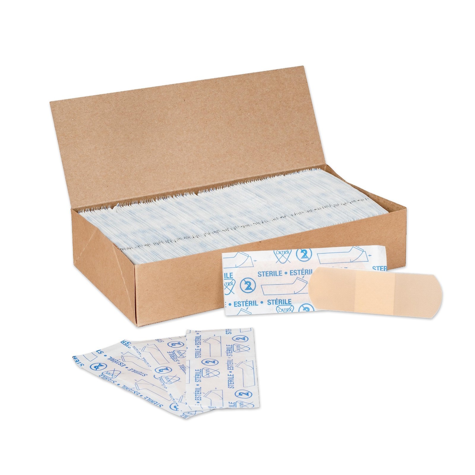 Bulk Adhesive Bandages 1″ x 3″ – 1500 Sterile Sheer Strips for First Aid Kits, S