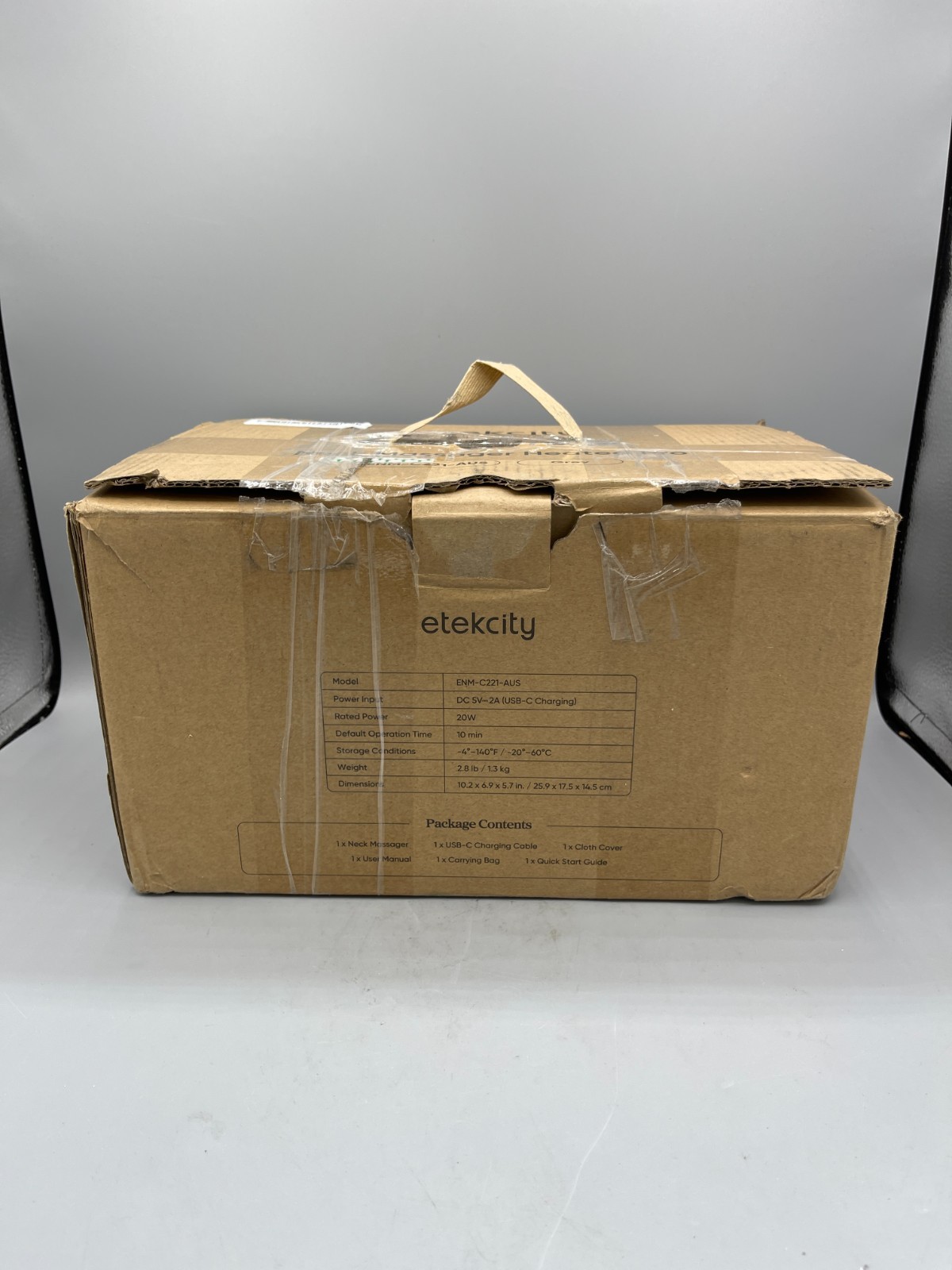 Etekcity FSA Eligible Cordless Neck Massager for Pain Relief Deep Tissue,