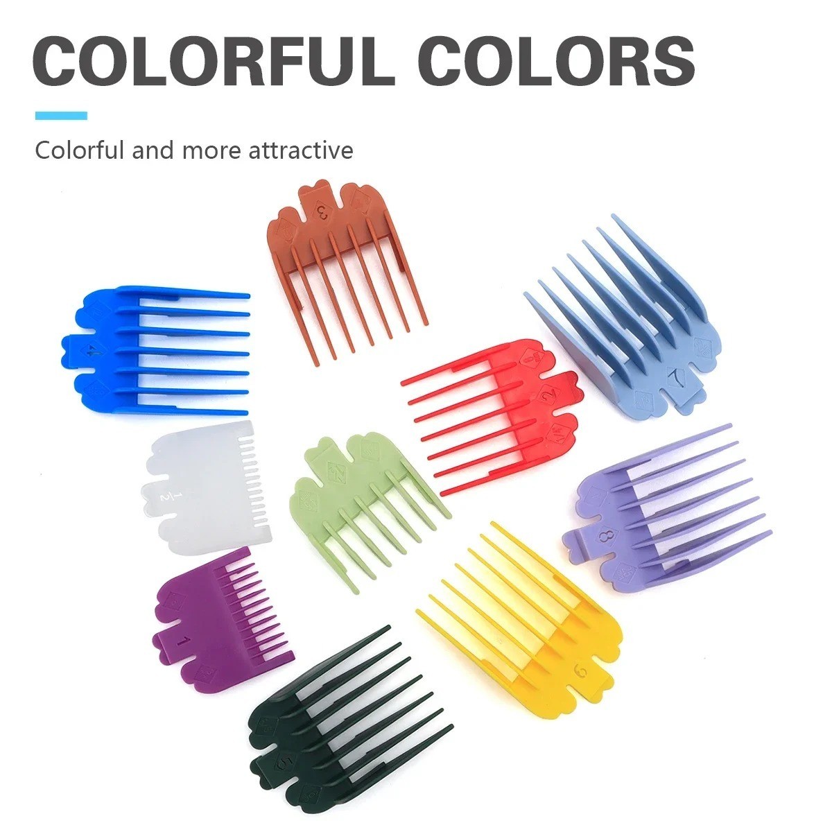 Wahl Clipper Guards Set 1 Pcs Professional Hair Clipper Combs Guides Wahl Rep…