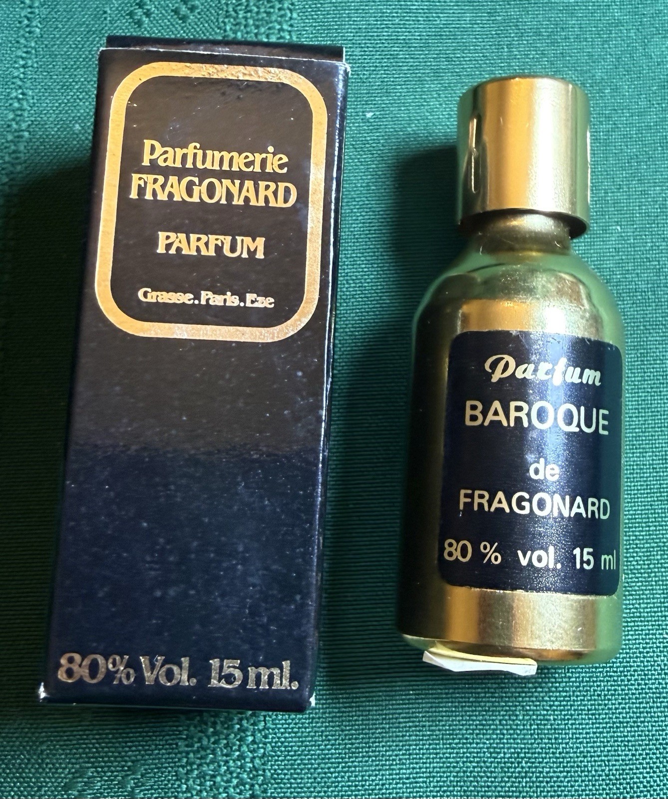 WOMENS NEW RARE FRAGONARD BAROQUE PERFUME PARFUM .5OZ 15 ML SPLASH BERGAMOT ROSE