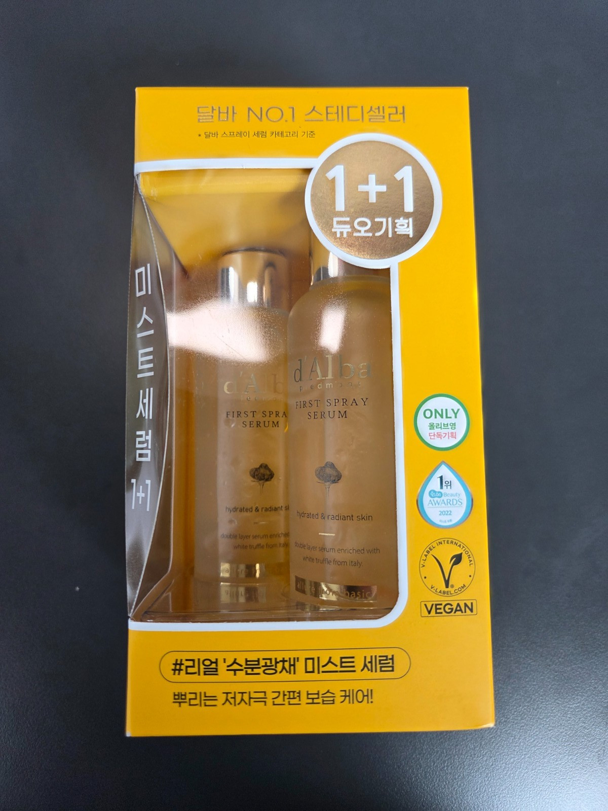 d’Alba White Truffle First Spray Serum 100ml Duo Set 또는 Double Pack