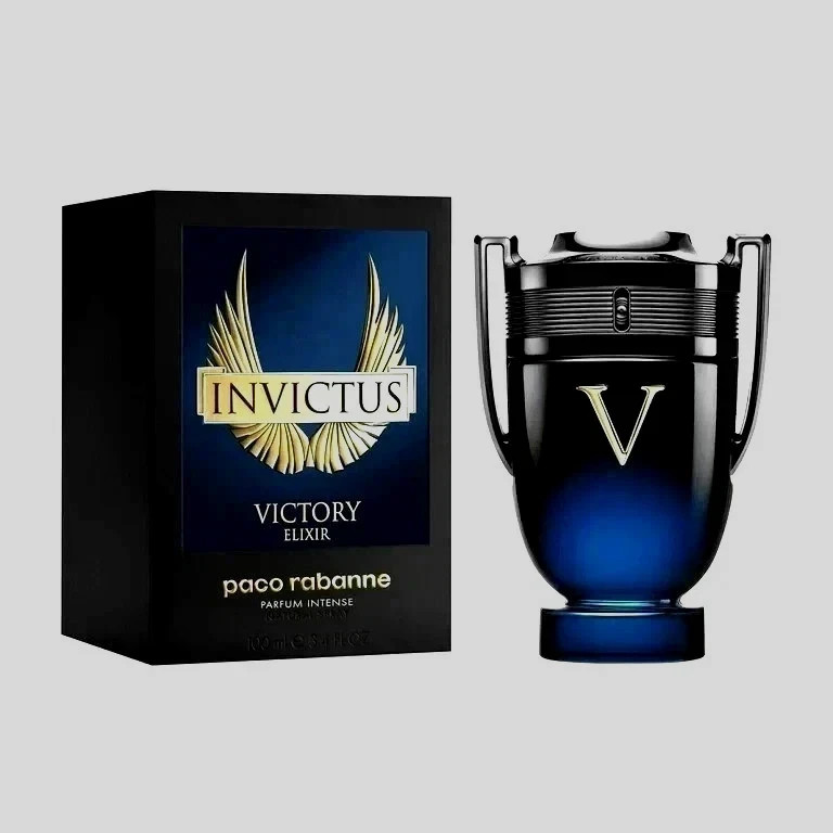 Invictus Victory Elixir by Paco Rabanne 3.4oz Parfum Intense Men- BOXED-SEALED