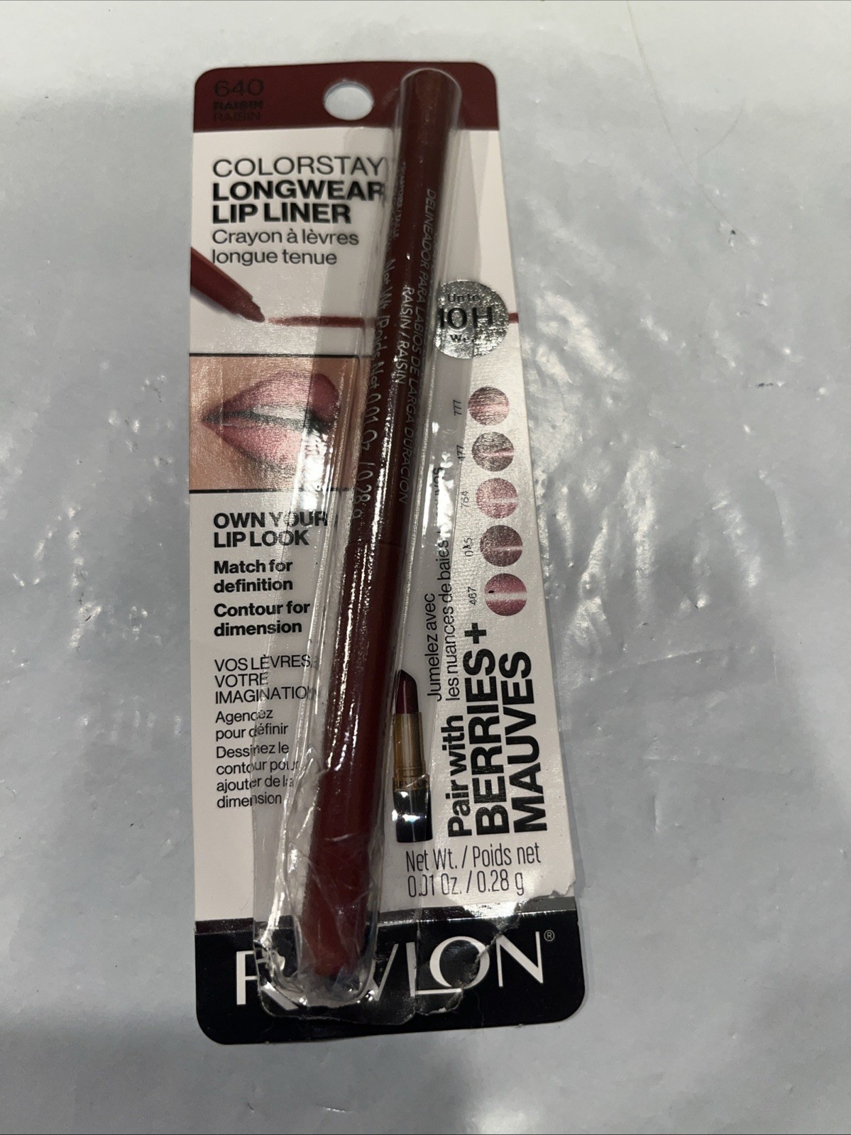 Revlon Longest Lip Liner / #640 Raisin
