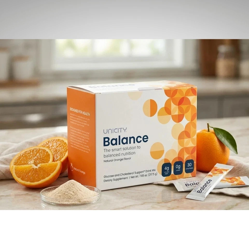 Combo-Unicity Unimate LEMON Ginger and Unicity Balance Natural ORANGE Flavor