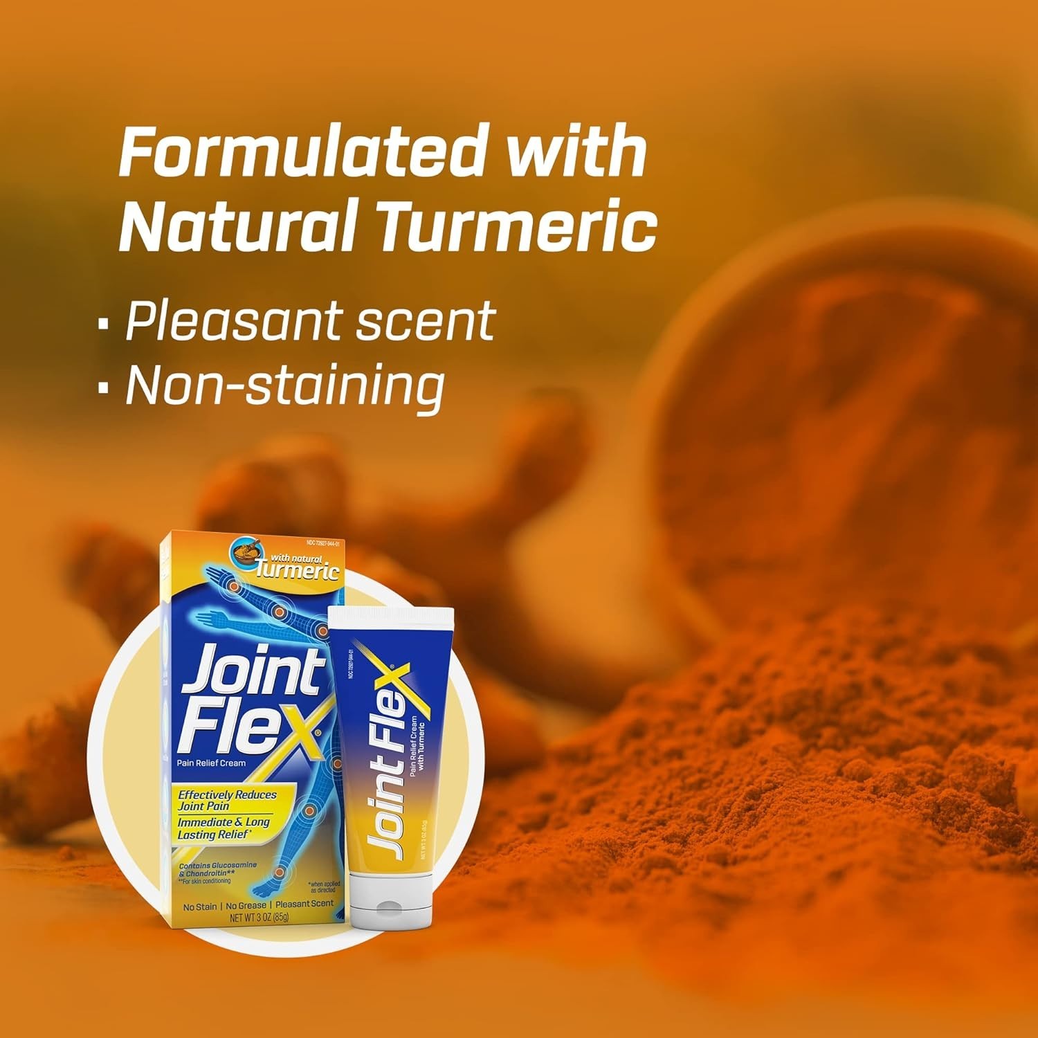 JOINTFLEX Pain Relief Cream Turmeric Arthritis Joint Pain 3oz Tube
