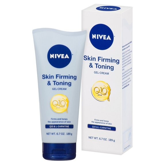 NIVEA Q10 Skin Firming Toning Body Gel-Cream 6.7 oz Tube 9 Pack
