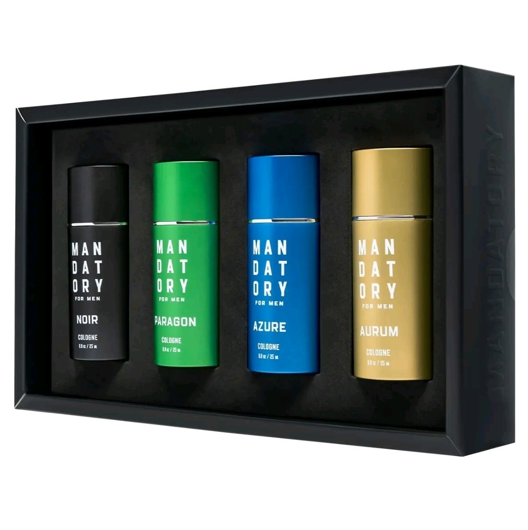 Mandatory Cologne For Men Travel Size Gift Set 0.8oz/25ml