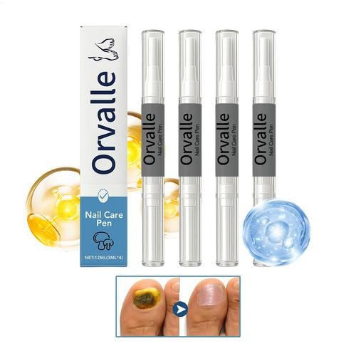 4 PCS Damaged Nail Fungus Pen Pen, Fingernail Restoration Care Orville 3ml/PCS`
