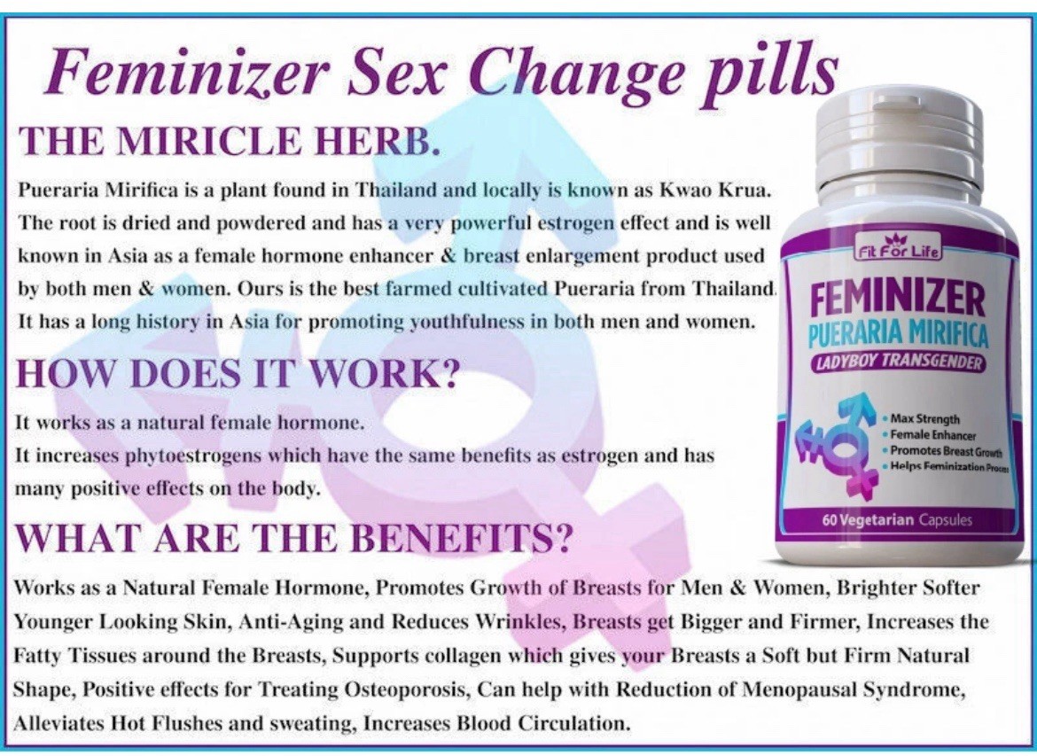 Pure PUERARIA MIRIFICA Woman Supplement Enhancement Breast Growth Female Pills