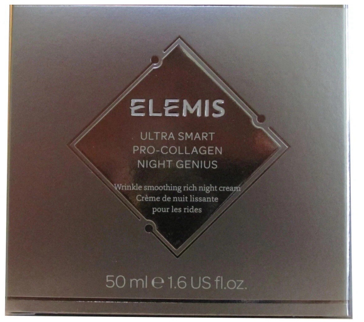 Elemis Ultra Smart Pro-Collagen Night Genius 50ml 1.6 fl.oz. Exp. 2028 SEALED
