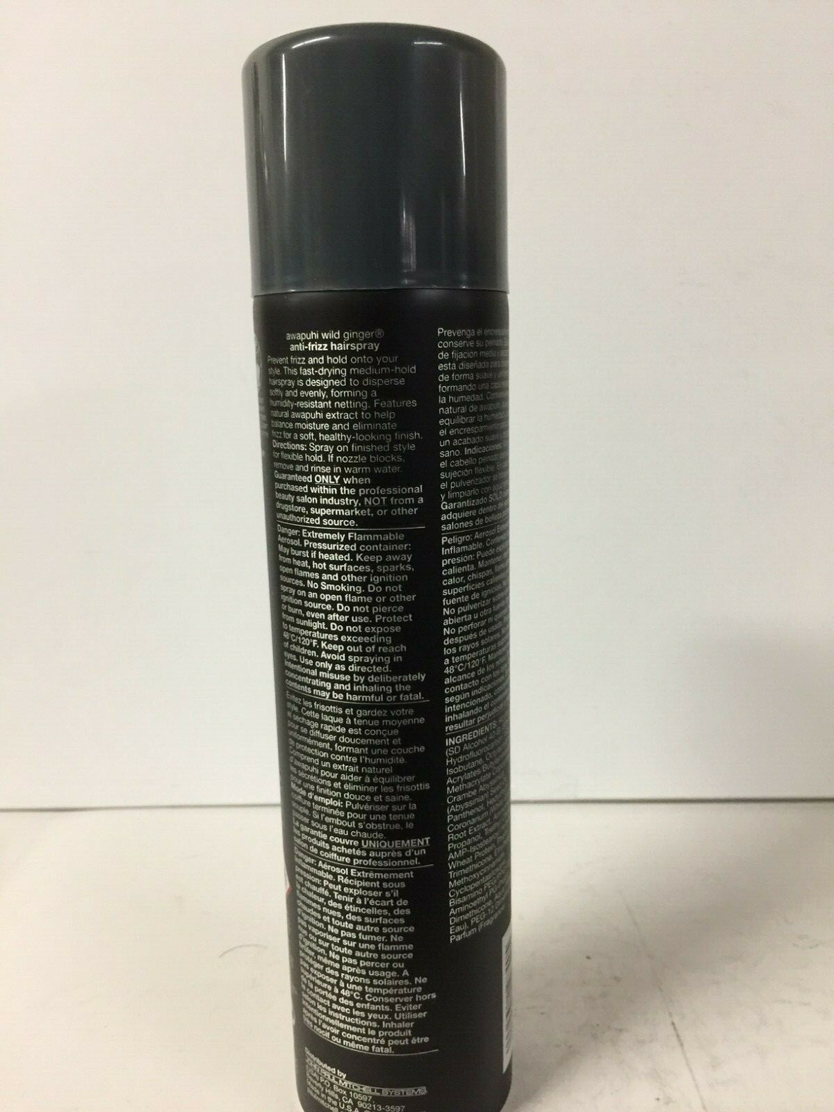 2 PACK —- Paul Mitchell Awapuhi Wild Ginger Style Anti-Frizz Hairspray 9.1 oz