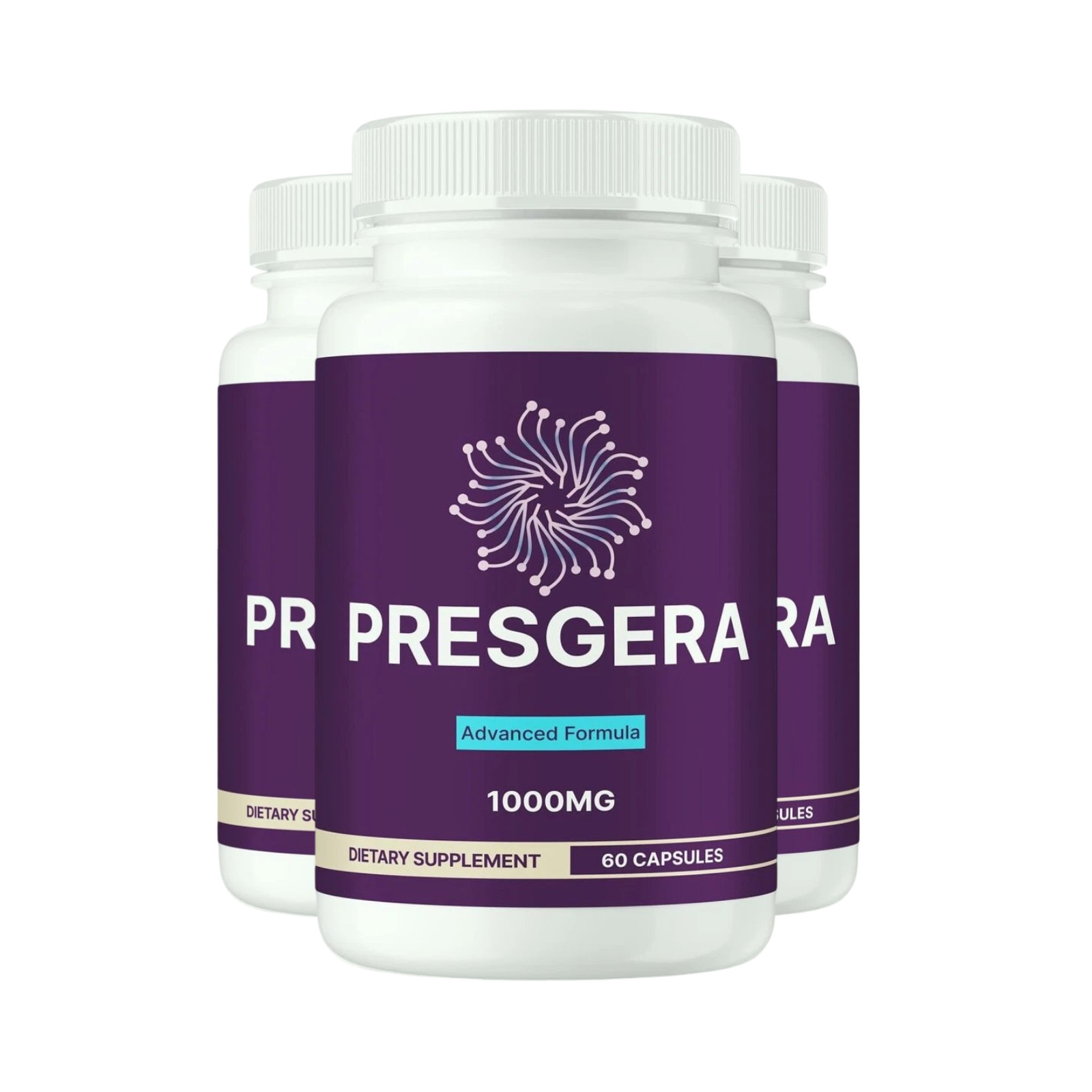 3-Pack Presgera Softgels – Presgera Healthy Nerve Support Pills – 180 Capsules