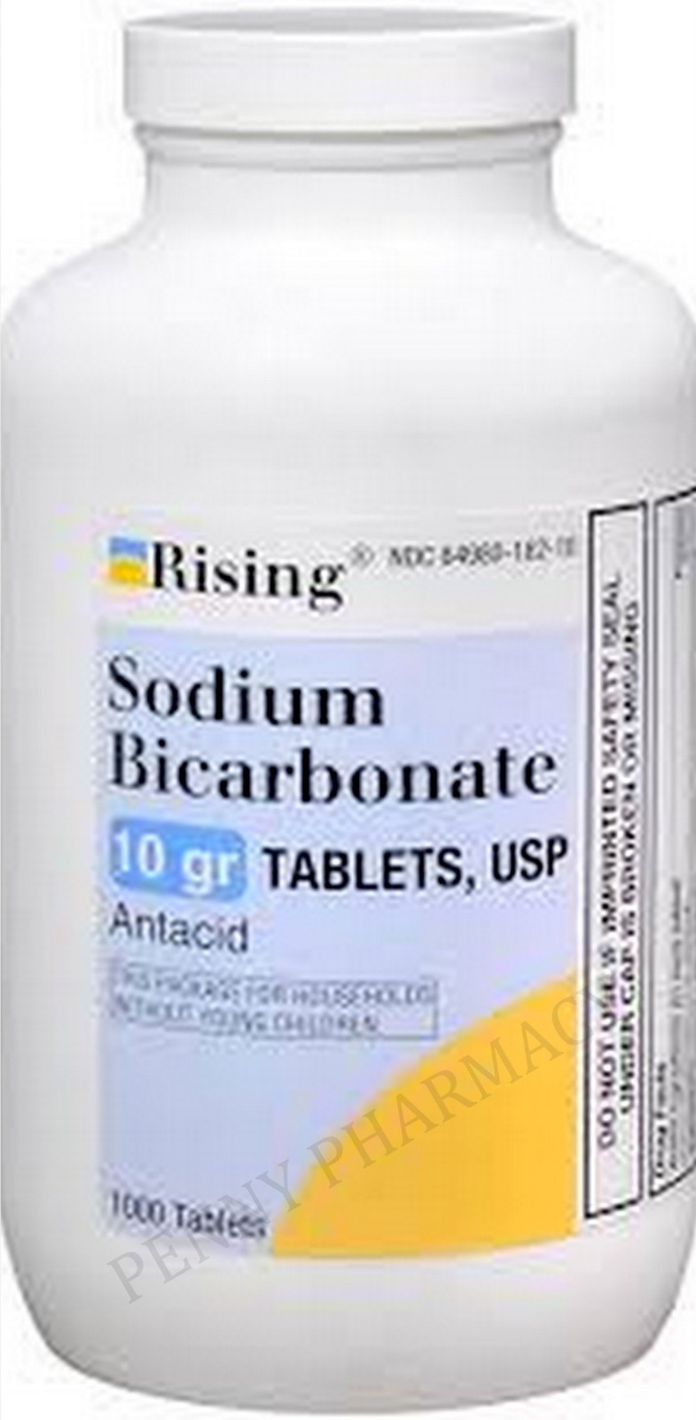 Rising Sodium Bicarbonate Tablets 10 gr / 650mg 1000ct ^